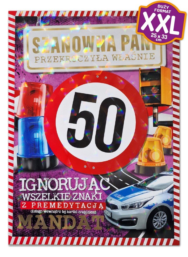 Kartka Na 50 Urodziny Xxl Big Ple58