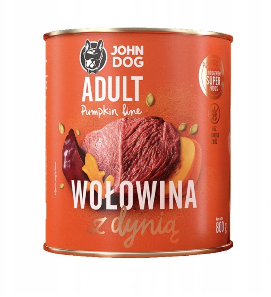 JohnDog Pumpkin Adult Wołowina 800g