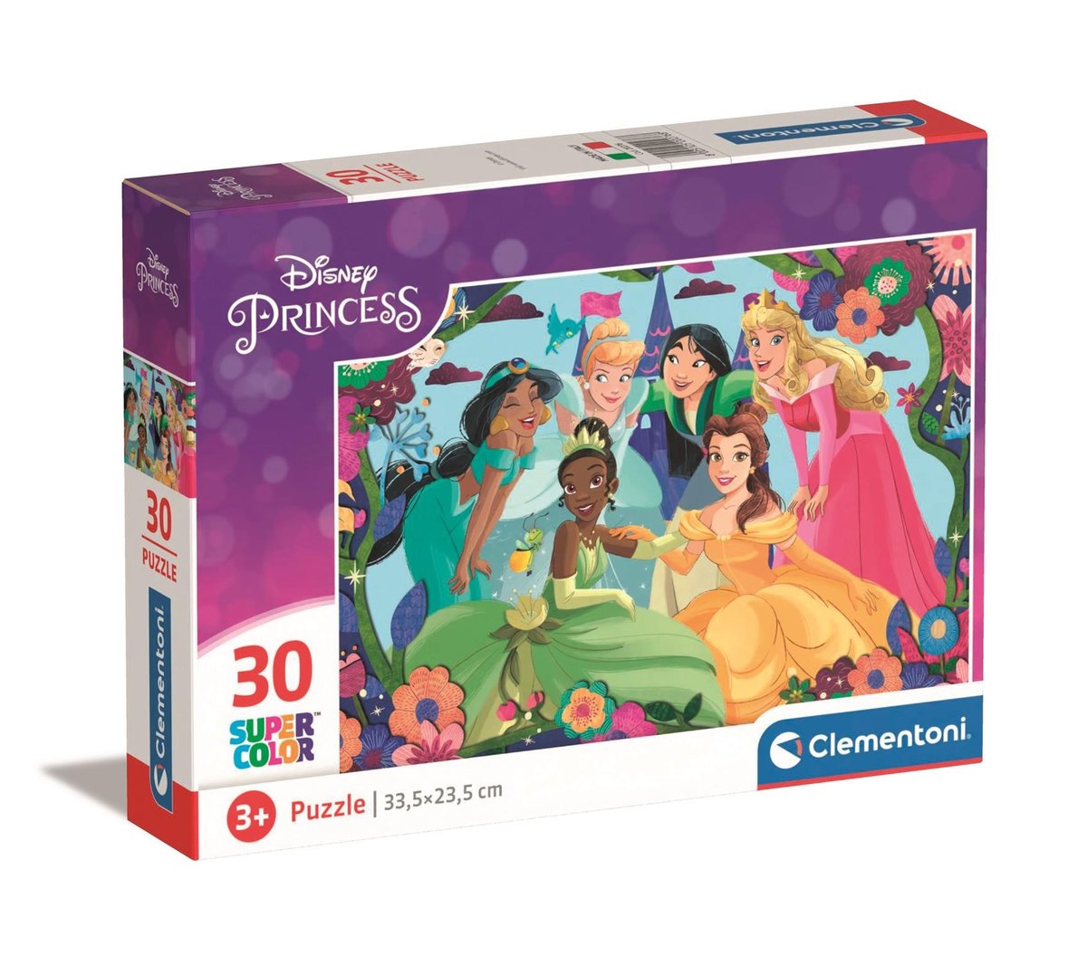 Puzzle 30 el. Super Kolor Disney Princess Clementoni