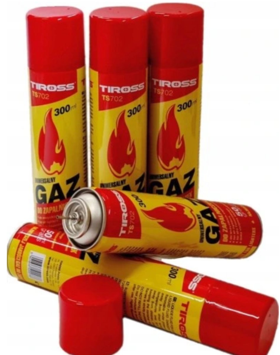 GAZ DO ZAPALNICZEK TIROSS 300 ML