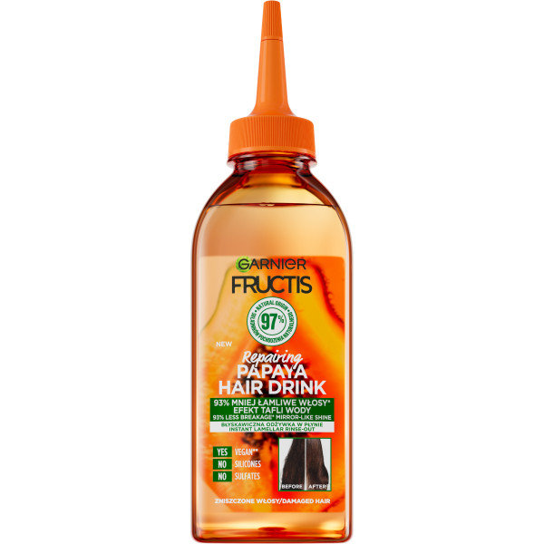 Garnier Fructis Hair Drink Odżywka Lamelarna Papaya 200 ml