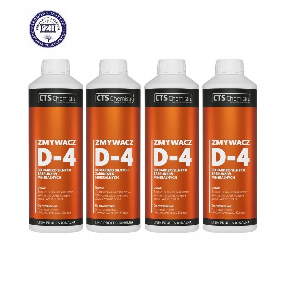 Zmywacz do silnych zabrudzeń mineralnych CTS D-4 1L