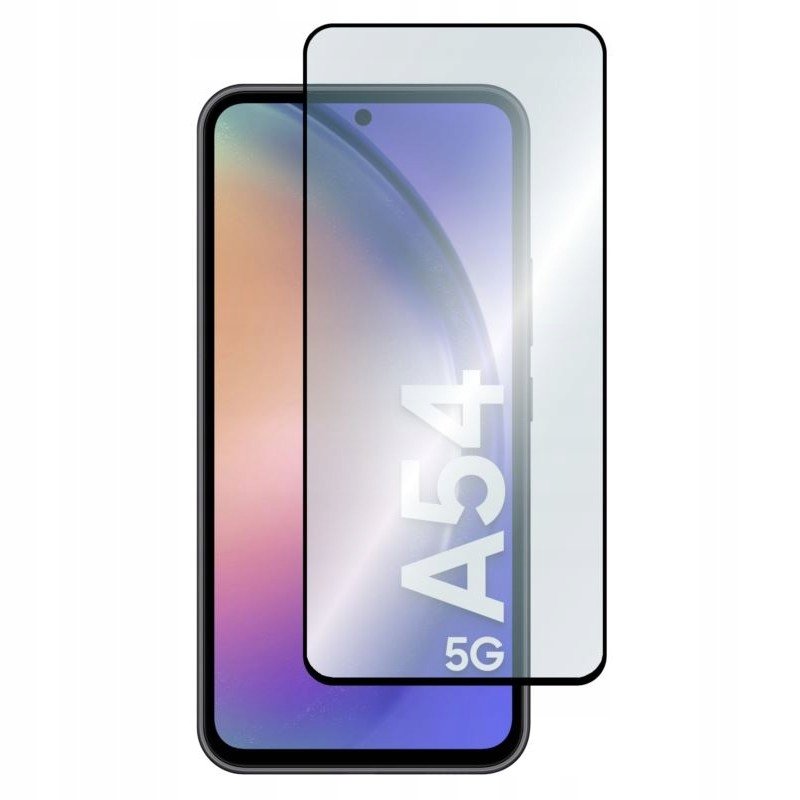9H SZKŁO do Samsung Galaxy A54 5G FULL 6D CF czarn Szkiełko Szybka ochronna