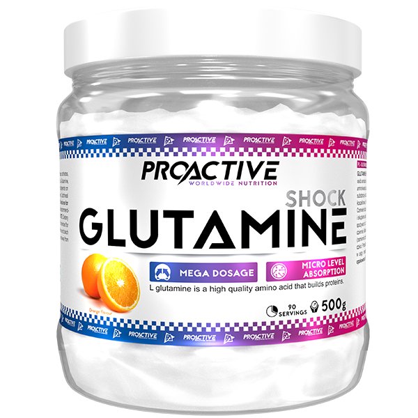 GLUTAMINE - glutamina - ProActive - 500g POMARAŃCZA