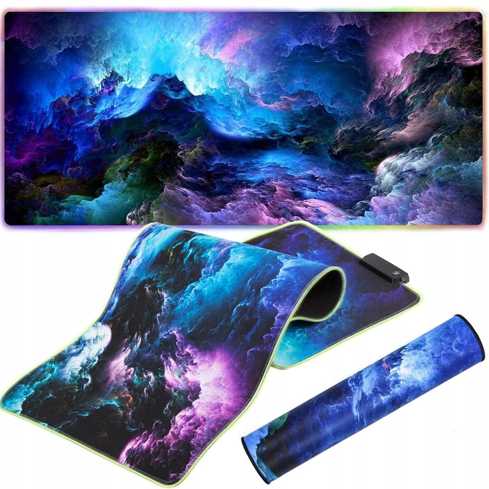 Podświetlana Podkłada Pod Mysz Gamingowa Led Rgb