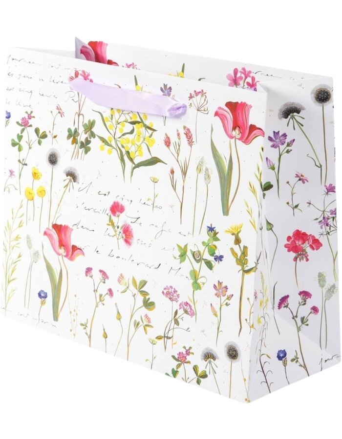 Torebka na prezent ozdobna Wildflowers PREMIUM