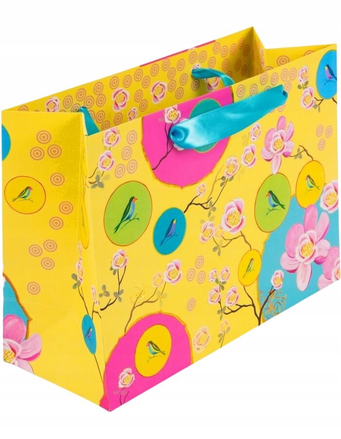 Torebka na prezent ozdobna Yellow Eden PREMIUM