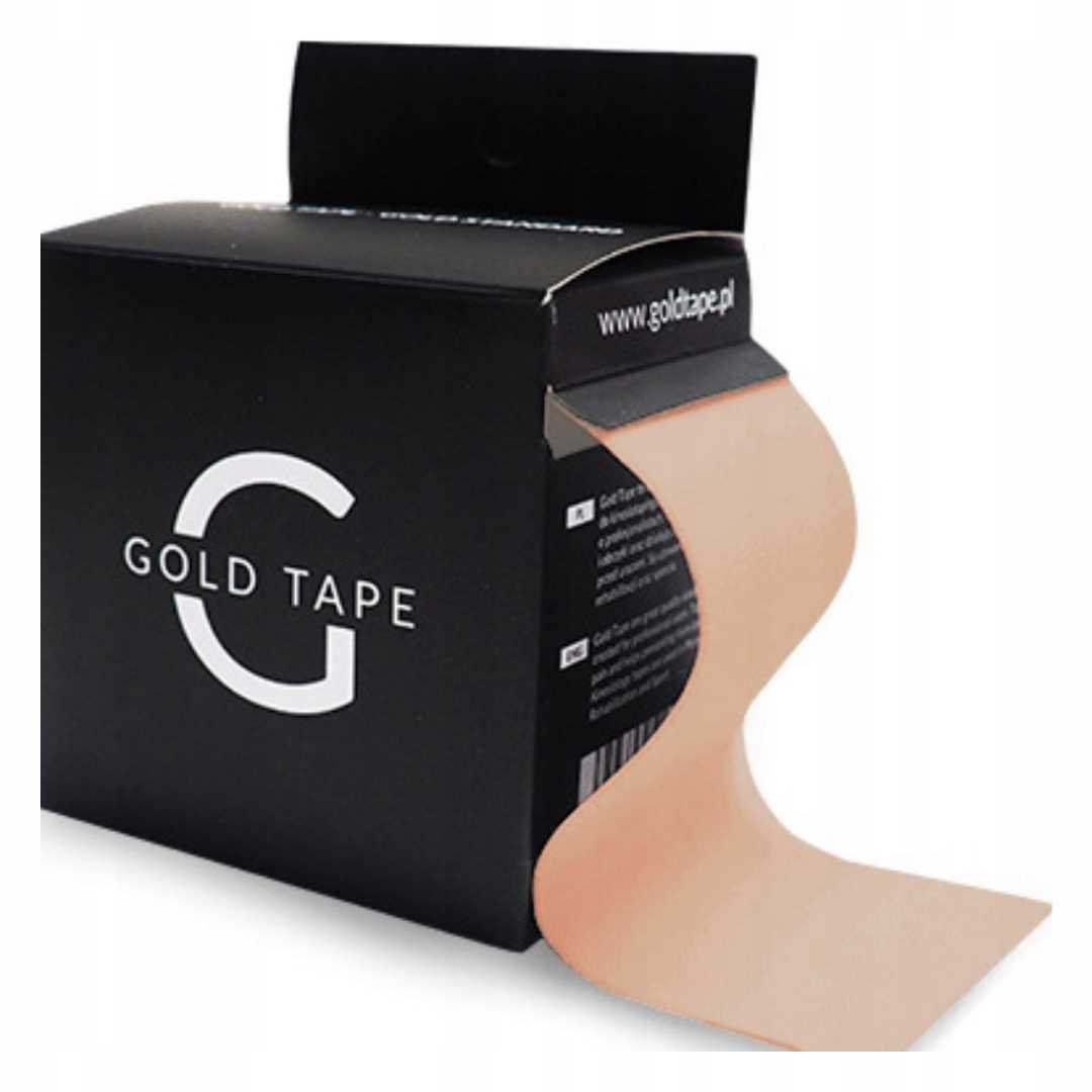 Tejpy Tape Kinesiotaping Gold Tape 5Cmx5M Beżowe