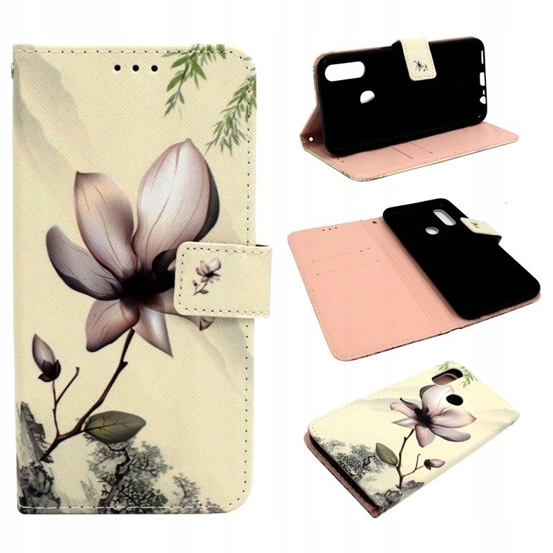 Etui do OPPO A31 2020 CPH2015 Smart Crazy magnolia Case Pokrowiec Obudowa Futeral