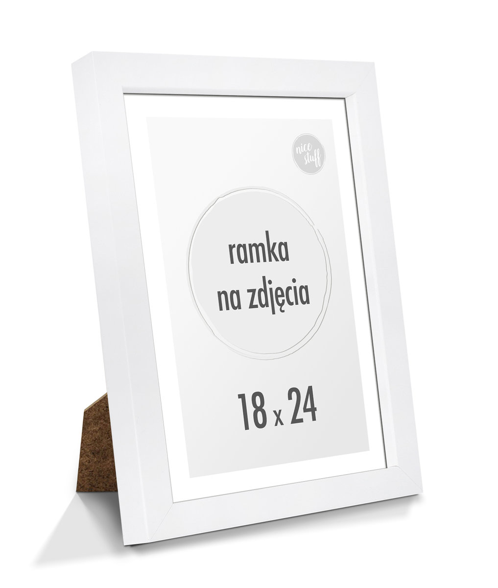 Ramka Na Zdjęcia 18X24 Cm Foto Ramki B5 24X18 Biała Rama