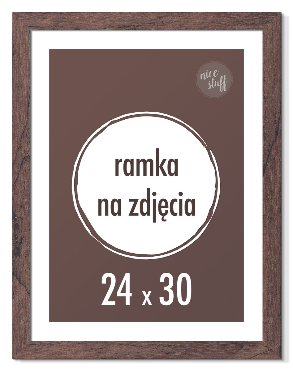 Ramki Na Zdjęcia 24X30 Cm Foto Ramka 30X24 Wenge