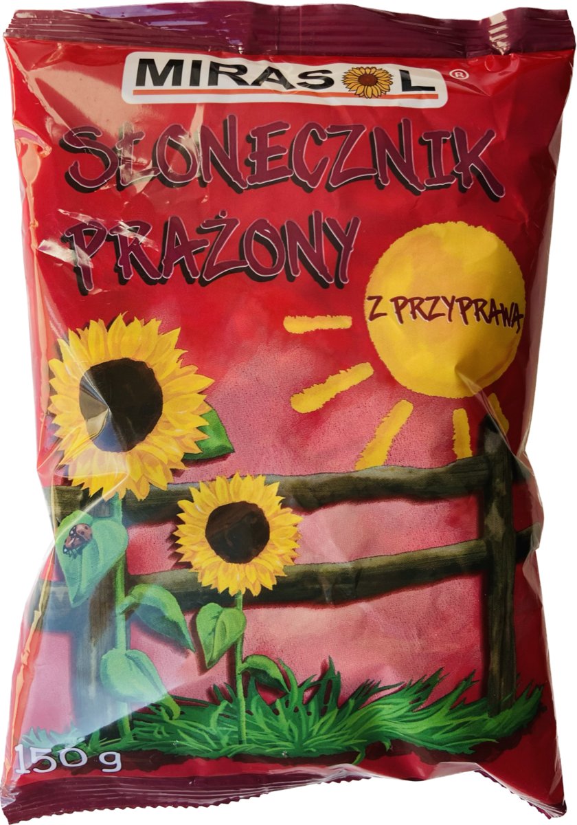 SŁONECZNIK TURECKI PRAŻONY 150g. Z PRZYPRAWAMI MIRASOL