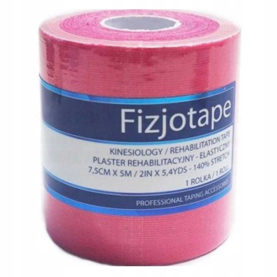 Tape Do Kinesiotapingu Fizjotape Plastry 7,5Cmx5M