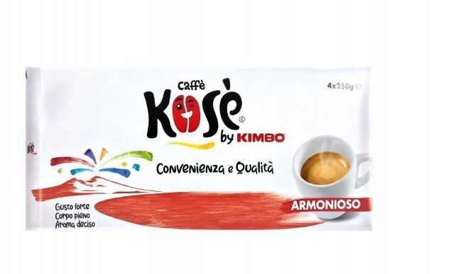Caffe Kose by Kimbo włoska kawa mielona 4 x 250 g