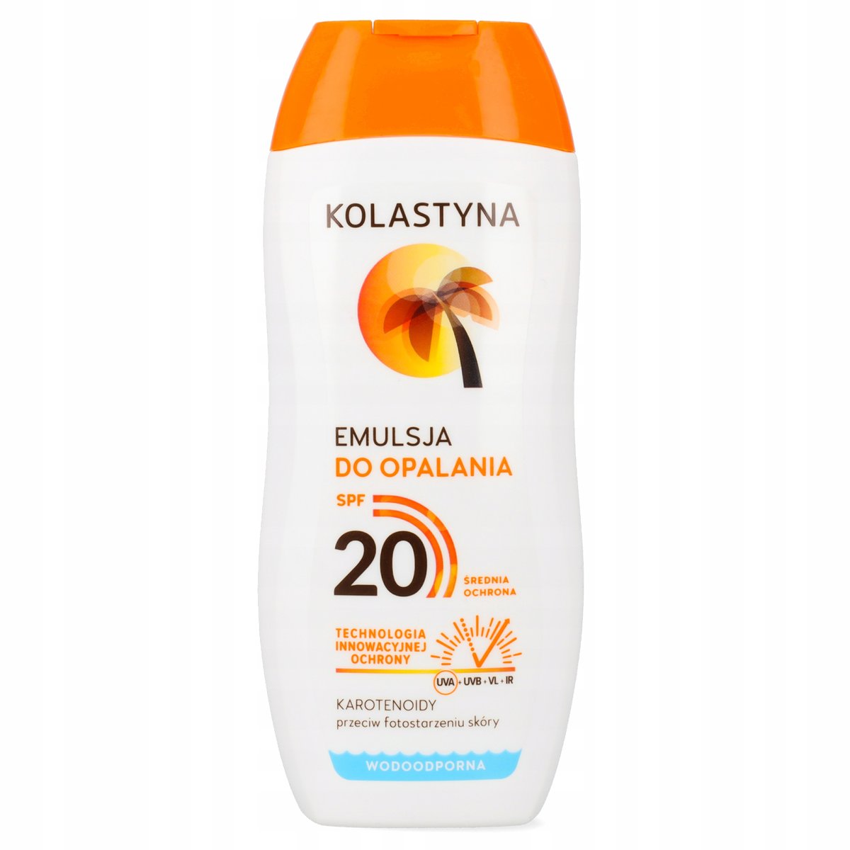 Zdjęcia - Kremy i toniki KOLASTYNA - Ultra lekka emulsja do opalania - SPF 20 - 200 ml