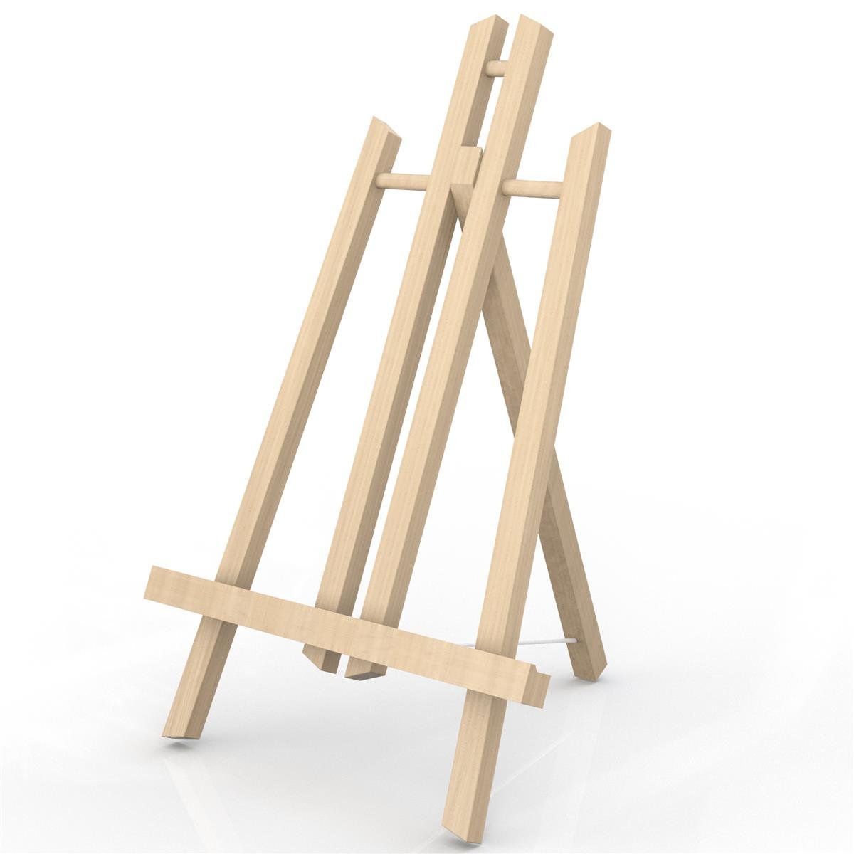 Sztaluga stołowa z drewna bukowego 23 x 40 cm - składana sztaluga do zdjęć trójnożna sztaluga do siedzenia