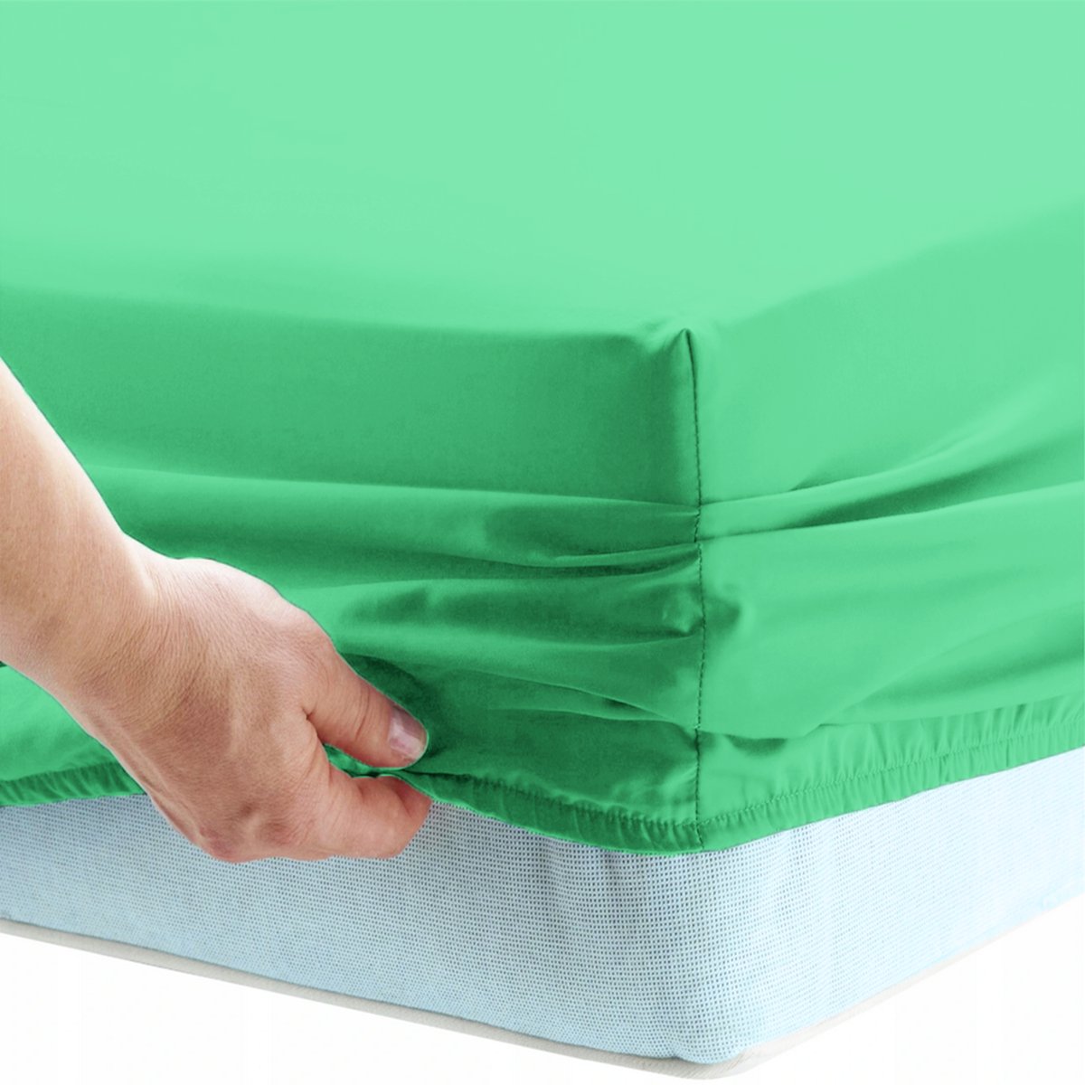 Prześcieradło Jersey 140X200 Z Gumką Grube Polskie
