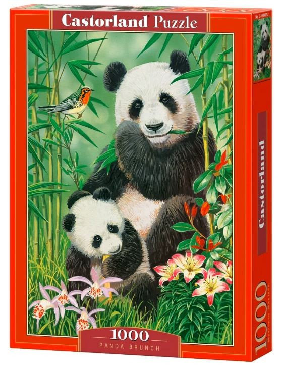 Puzzle 1000 Panda Brunch Castorland