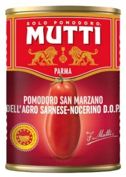 Mutti Pomodoro San Marzano DOP - całe pomidory bez skórki (400 g)