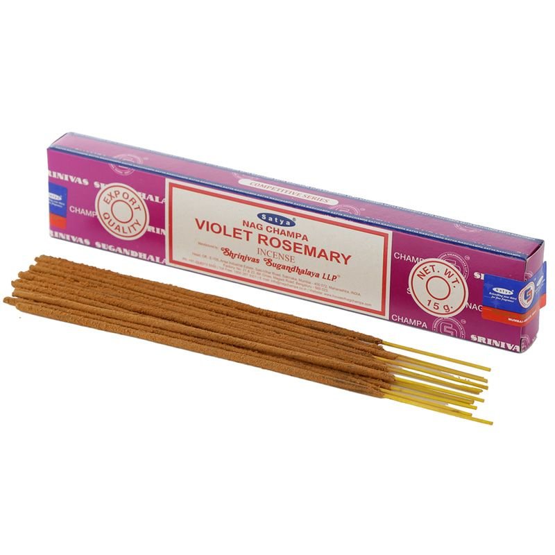 Kadzidełka Satya Violet Rosemary Nag Champa