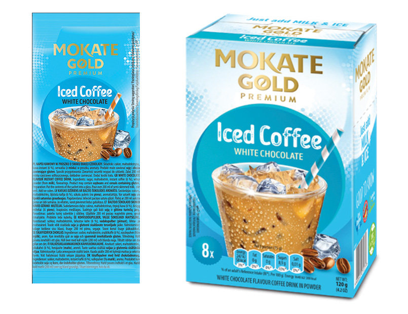 Iced Coffee Mokate Gold o smaku białej czekolady 120 g