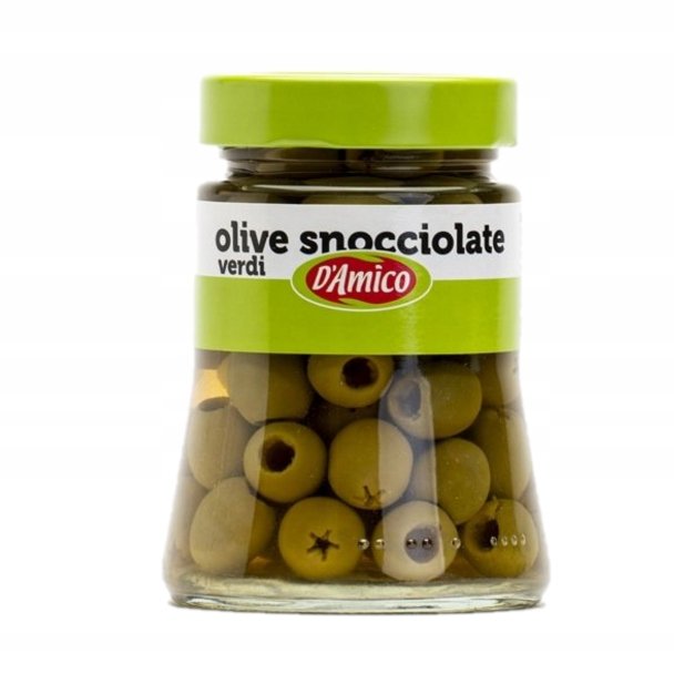 D'Amico Włoskie zielone oliwki drylowane 290g
