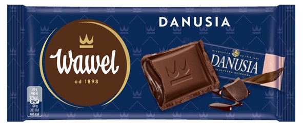 Danusia Delikatnie Gorzka 43% cocoa Wawel 100g