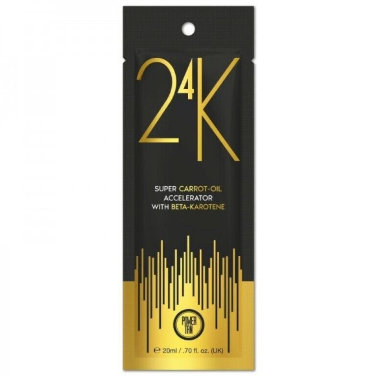 Power Tan 24K, Przyspieszacz Do Opalania Z Olejem Marchwi, 20ml