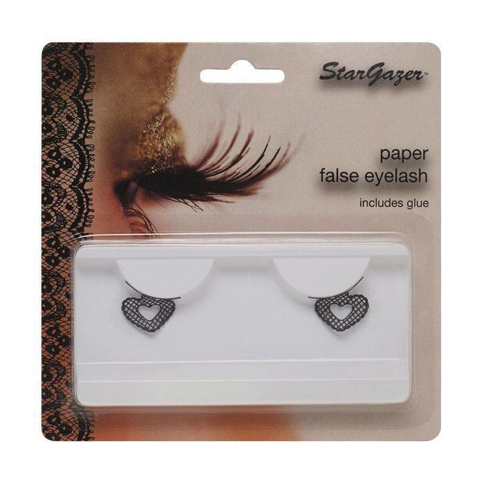 Stargazer Products Stargazer Products Papierowe rzęsy, serca, 1 sztuka