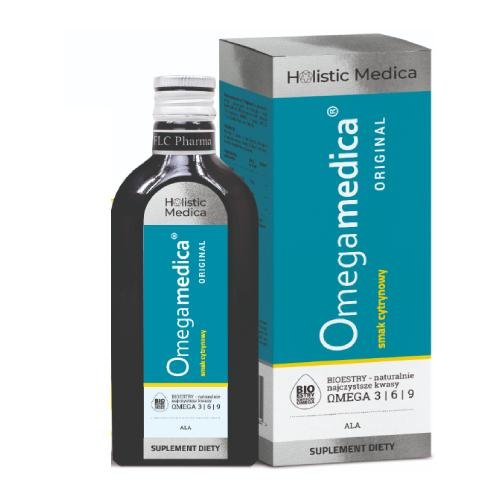 Omegamedica Orginal, Smak cytrynowy, 250ml