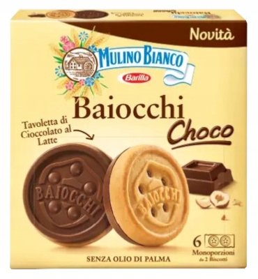 Mulino Bianco Baiocchi Choco Włoskie Ciastka 144g