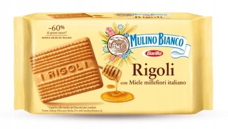 Mulino Bianco Mulino Bianco Rigoli - Kruche ciasteczka krakersy (400g) 7DF3-2844678