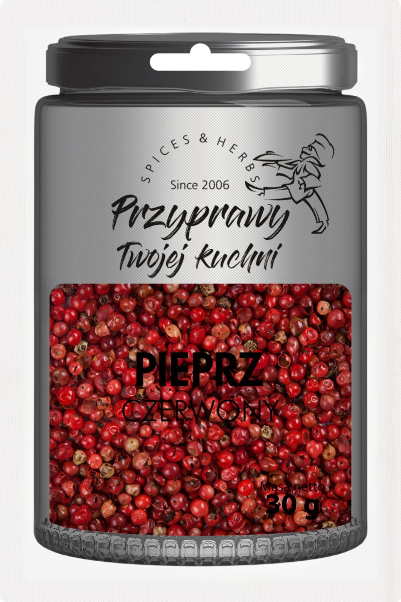 Pieprz czerwony ziarno 30g Przyprawy Twojej kuchni