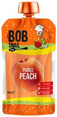 Przekąska Bob Snail przecier brzoskwiniowy 250 g