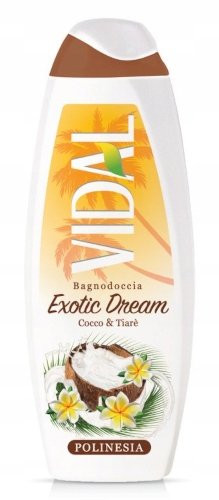 Vidal, Polinesia Kokos Tiara, Żel pod prysznic, 500ml