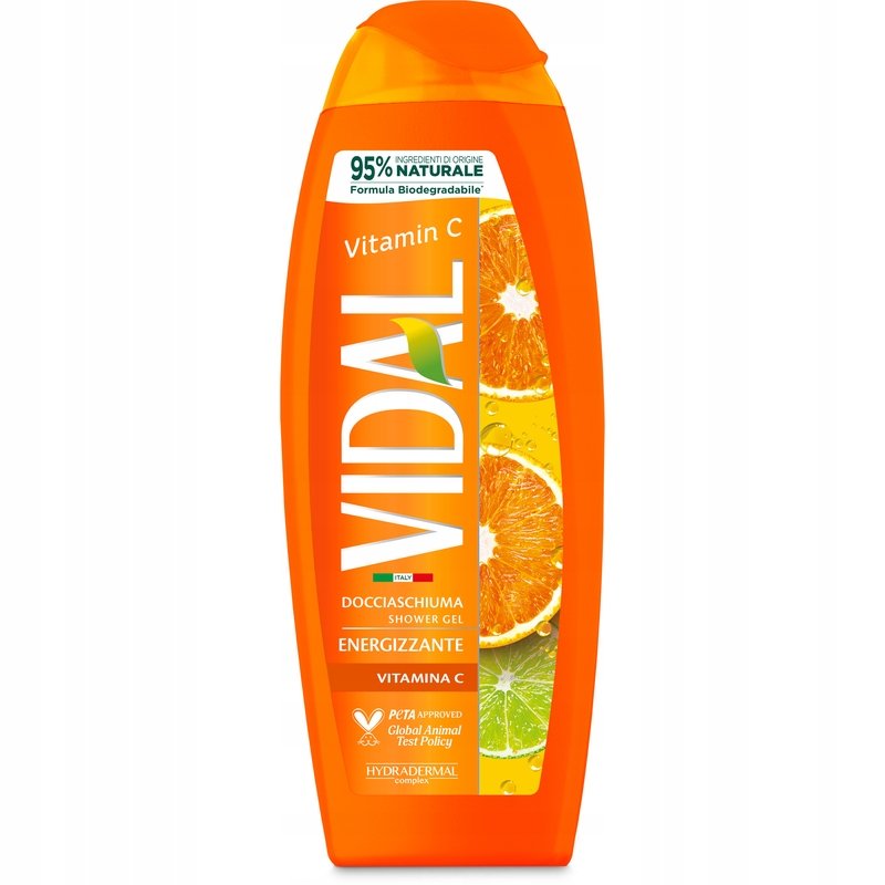 Vidal, Żel Pod Prysznic Hydradermal Vitamina C, 250ml