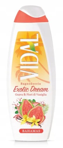 Vidal, Bahamas Guava Wanilia, Żel Pod Prysznic, 500ml