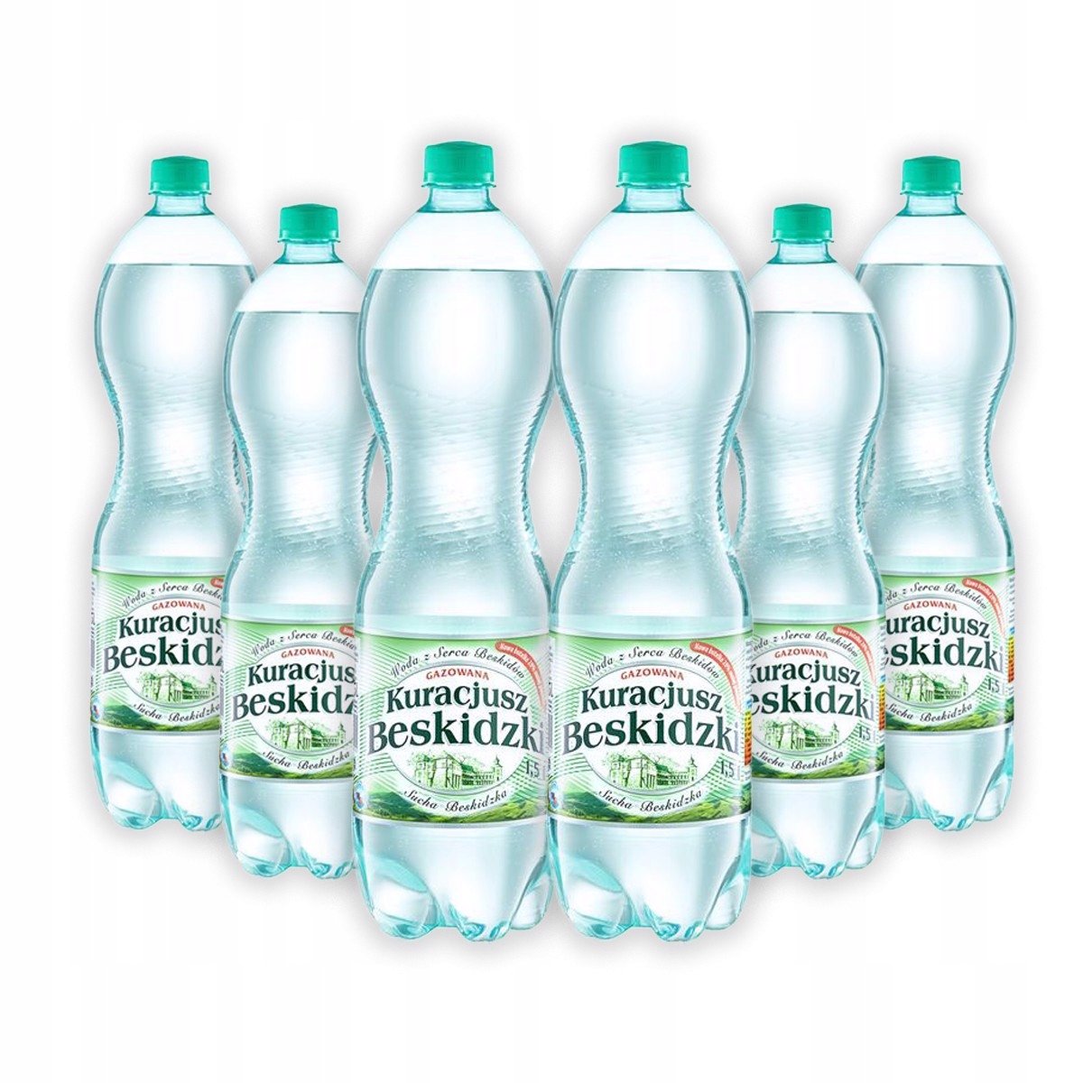 Woda gazowana Kuracjusz Beskidzki 6x 1,5L
