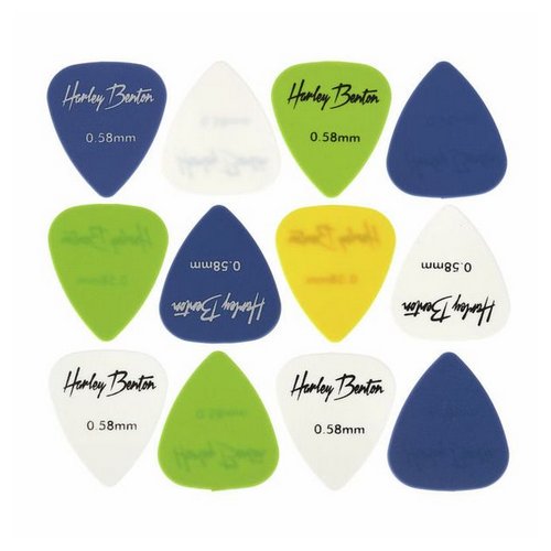 Harley Benton kostki gitarowe 12 szt 0,58 mm
