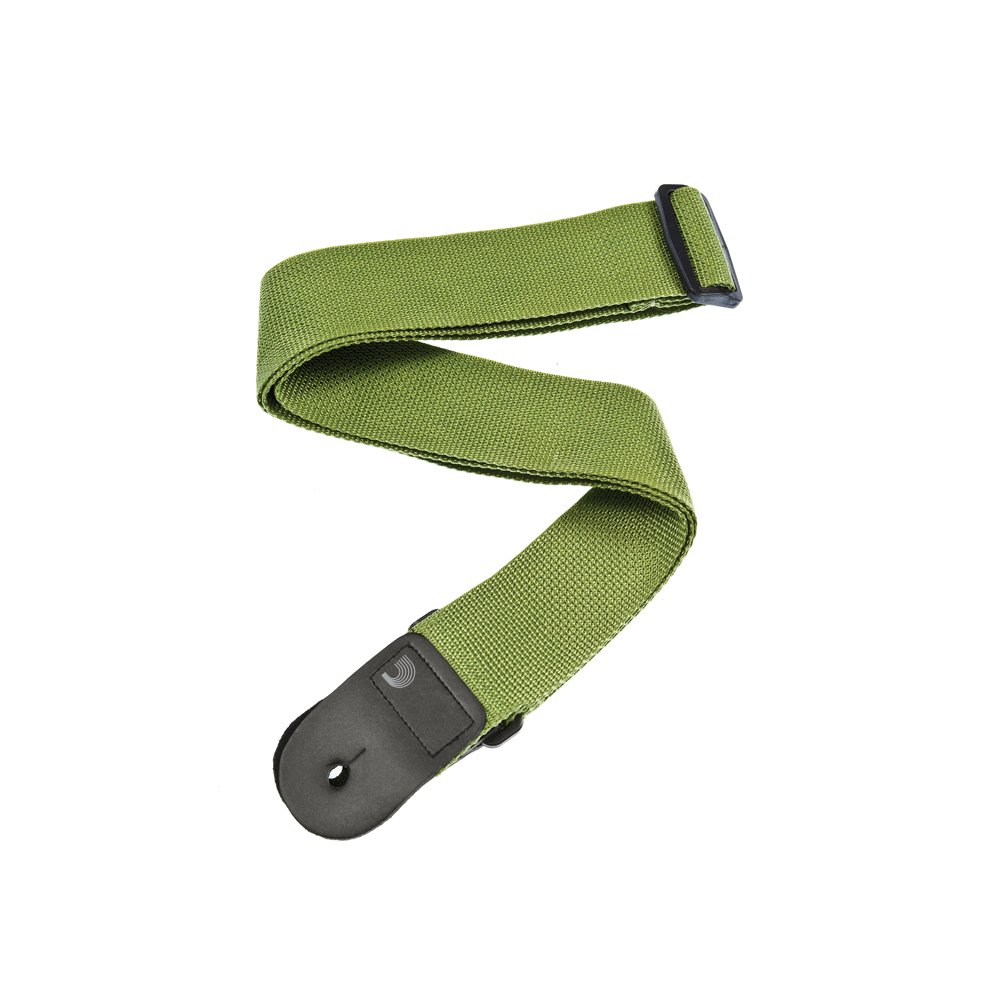 Pasek do gitary elektrycznej Daddario PWS107 zielony