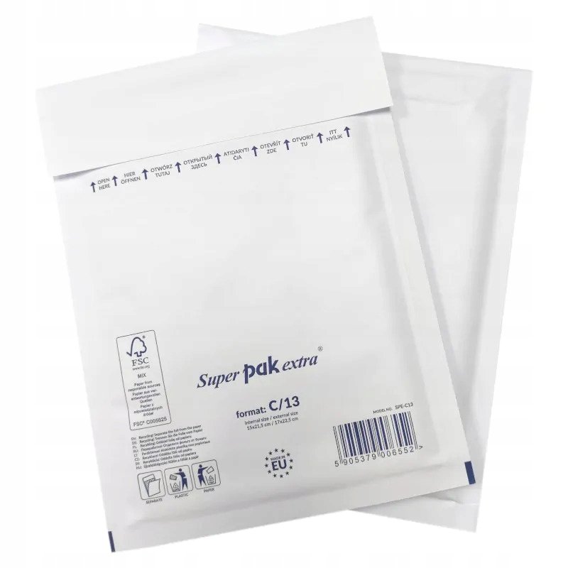 Koperta bąbelkowa Super Pak C/13 170x225 /150x215 x 10 sztuk