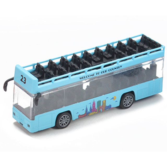 Autobus metalowy w pudełku MIX - Trifox