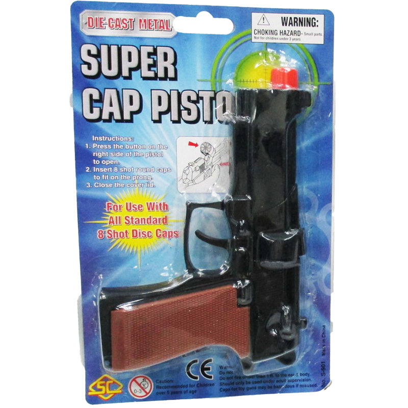 Pistolet na spłonki 22cm PISAREK S901B/BN