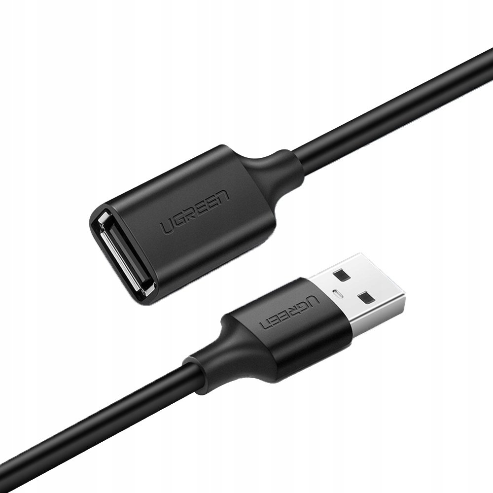 UGREEN Kabel USB 2.0 przedłużający US103 5m (czarny)