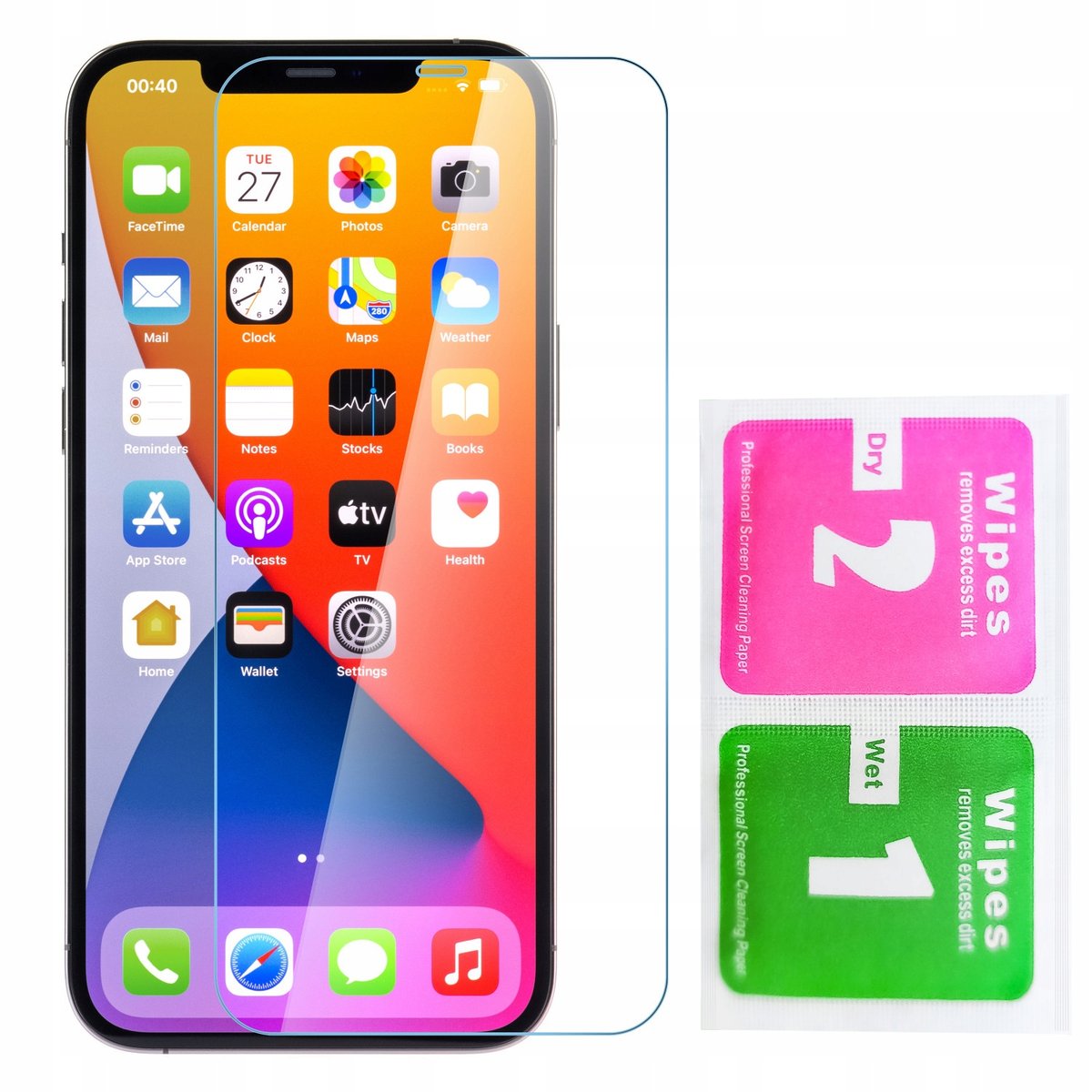 Szkło Hartowane 9H iPhone 12 Pro Max