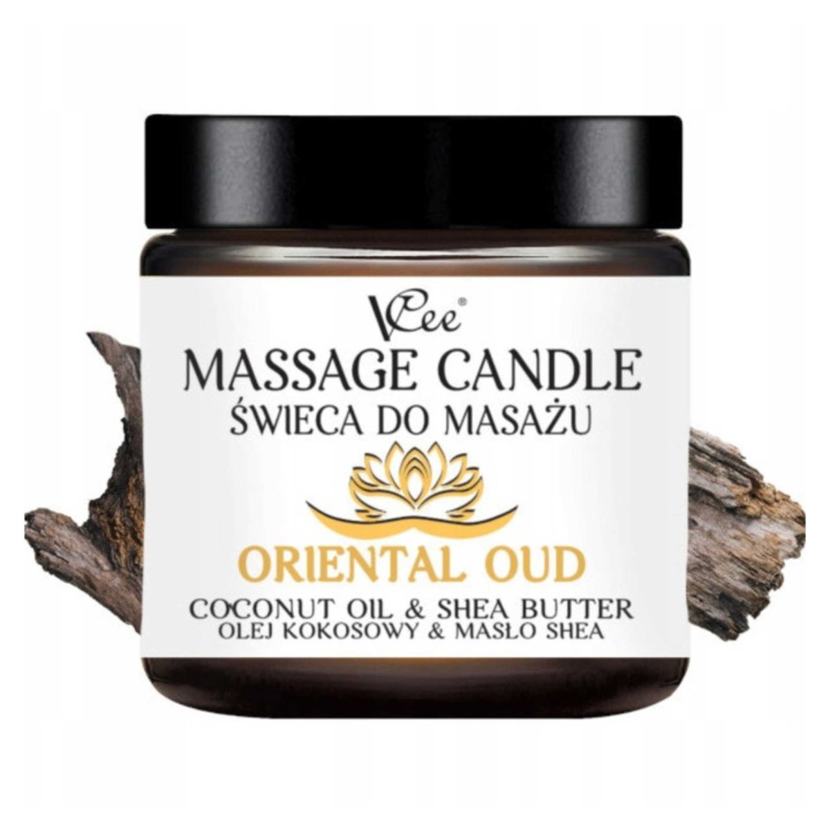 ŚWIECA DO MASAŻU naturalna odświeżająca VCEE 80g