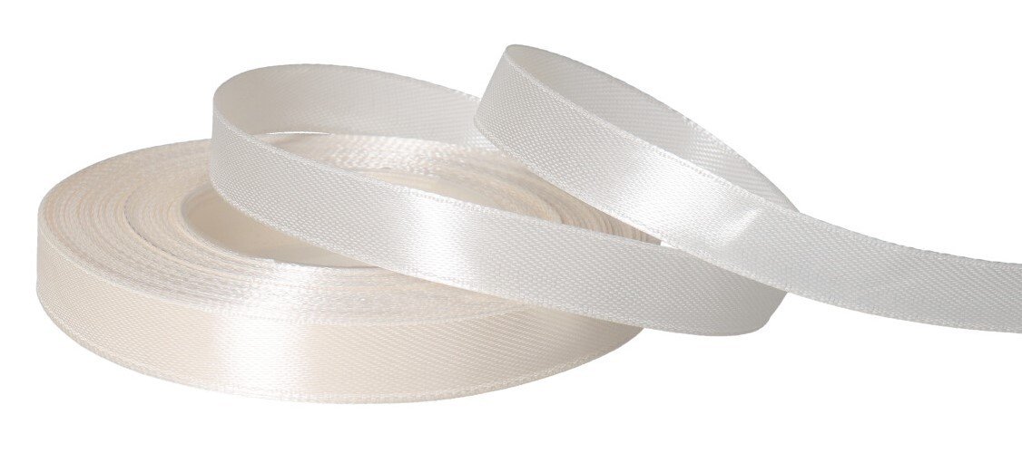 Wstążka satynowa Ecru 12 mm x 35m