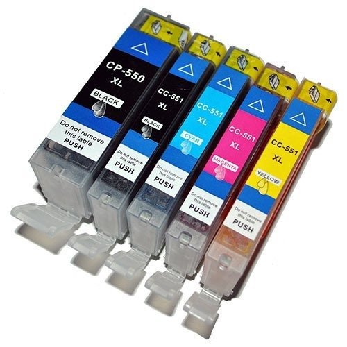 5x Tusz do Canon PGI550 CLI551 IP7250 MG5650 Chip
