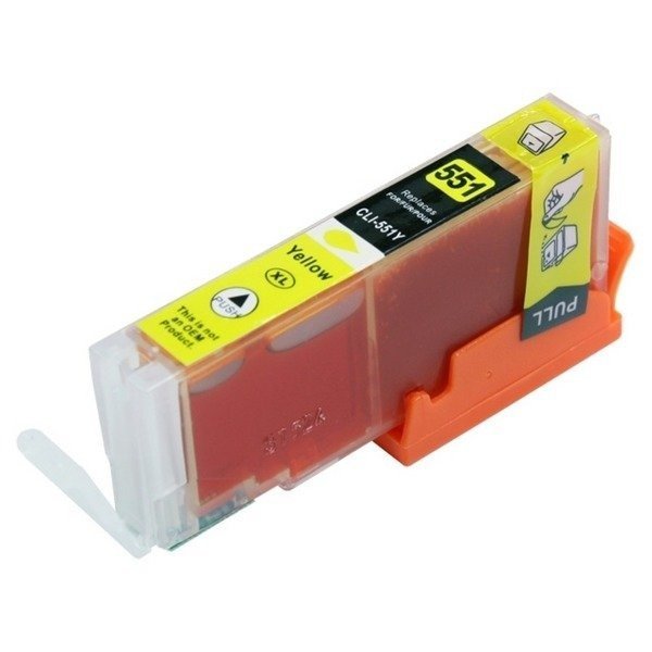 Tusz Żółty do Canon CLI551 XL Pixma IP7250 MX725