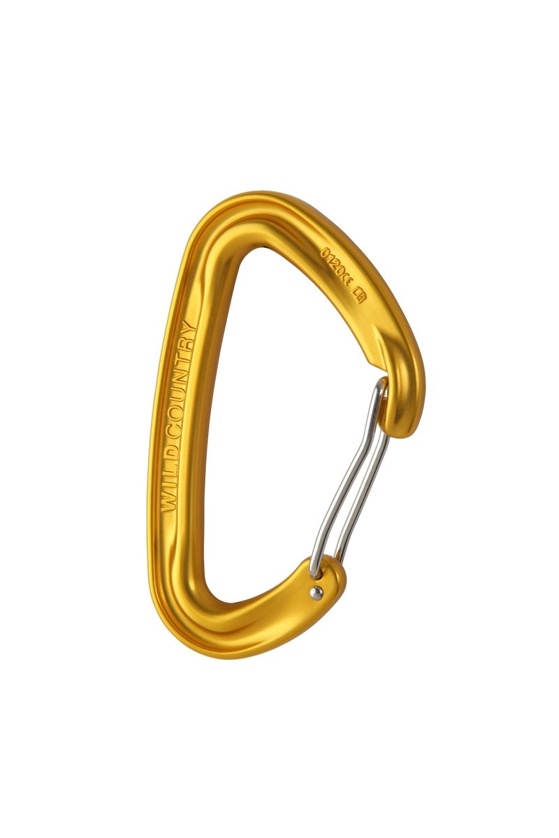 Wild Country Wildwire Karabinek, gold 2021 Karabinki niezakręcane 40-WLD2-950-OSFA